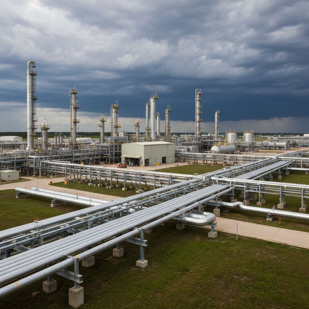 Industrial gas infrastructure