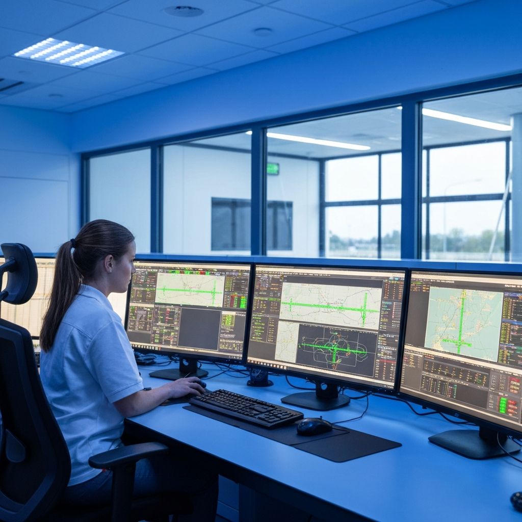 Pipeline operations control room